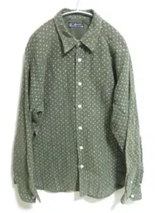 MOTIVE　モーティブ　総柄　ネルシャツ　日本製