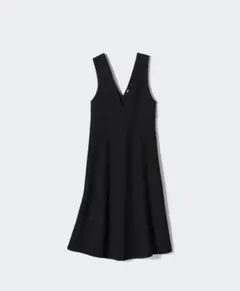 UNIQLO ブラッシュドジャージージャンパースカート (標準丈) XXL