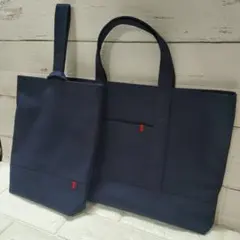 Happy Clover お受験バッグ 3点セット 濃紺 美品 - メルカリ