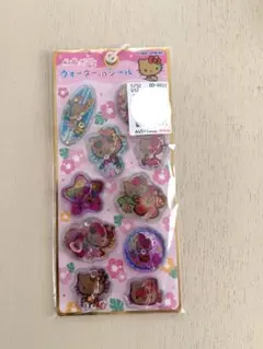 国内正規品　日焼けキティ　サンリオ　ウォーターインシール