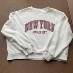 Lovetoxic NEW YORK UNIVERSITY トレーナー　160