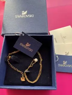 SWAROVSKI ネックレス ゴールドカラー