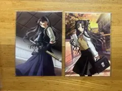 Fate 遠坂凛　ブロマイド　2枚セット