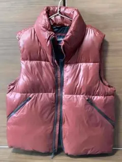◆アバクロ◆Heavyweight PUFFER VEST◆M・レッド◆