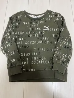 PUMA オリーブグリーン トレーナー