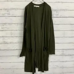キューティーブロンド ロングワンピース 長袖 羽織 無地 シンプル 秋服 Mのサムネイル