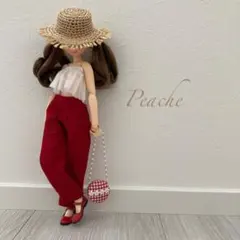 同封専用出品 マカロン お花 ミニチュアバッグ 22センチドール小物