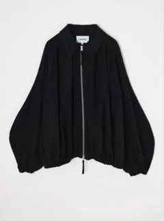 今期　新品タグ付　ENFOLD 26SS ZIP-UP JACKET 黒　36のサムネイル