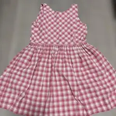 Polo Ralph Lauren ノースリーブ チェックワンピース 120