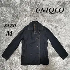 UNIQLO 유니클로 M 데님 재킷 사이드 포켓 ​​두꺼운