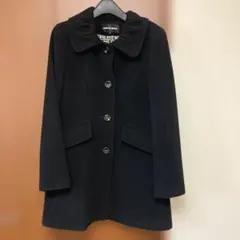 ラピーヌブランシュ 黒アンゴラコート