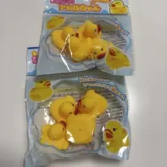 【新品】ミニミニ アヒルちゃん4個入り　2袋セット 水遊び おもちゃ