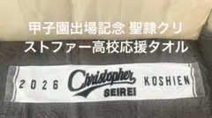 数量限定 聖隷クリストファー高校 甲子園出場記念応援タオルのサムネイル