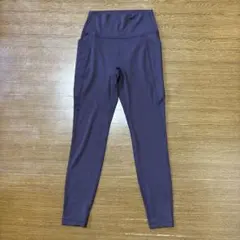 ユニクロ エアリズム UVカット ソフトレギンス S ブラウン