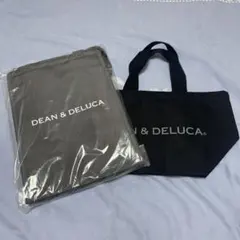 再お値下げDEAN&DELUCA未使用エコバッグ黒 未開封保冷バッグ限定色グレー