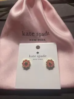 新品未使用　袋つき　kate spade NEW YORK ピアス　花