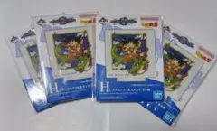 ドラゴンボール　一番くじ　H賞　スクウェアアクリルスタンド　４枚セット