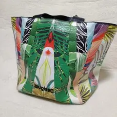 Desigual デシグアル ボタニカル＆アニマル柄 トートバッグ 大容量