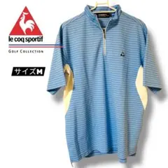 ルコックスポルティフ ゴルフ le coq sportif ゴルフシャツ M