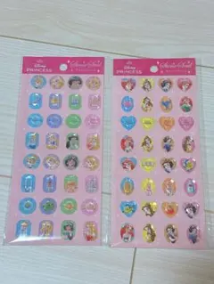 【新品】Disney プリンセス シール・ステッカーセット 2シート
