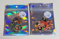 パワーパフガールズ　オーロラホログラム　シール　フレークシール