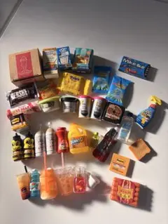 ミニチュア食品セット　ミニブランズ、ガチャガチャ