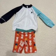 Petit mainベビー水着セット 90cm パイナップル柄