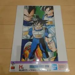 B*g様 ドラゴンボール　一番くじ　H賞　鳥山明カラーイラストクリアポスター