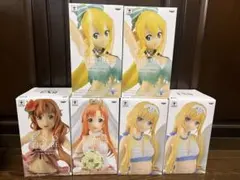 【6個セット】ソードアートオンラインEXQフィギュア リーファ アリス アスナ
