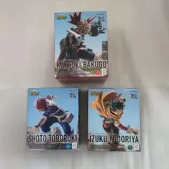 僕のヒーローアカデミアXrossLink 緑谷出久 爆豪勝己 轟焦凍　3体セット