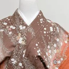 色無地 花菱 幾何学 短冊 パーティ お茶会 着物 023k - メルカリ