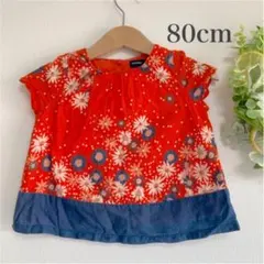 花柄♡80cm チュニック　ブラウス