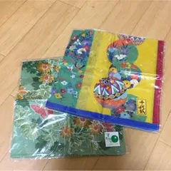 和柄 ハンカチ2枚セット