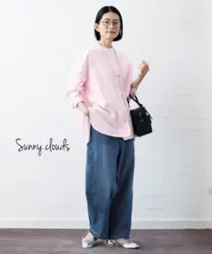 Sunny clouds ビッグシルエットオックスシャツのサムネイル