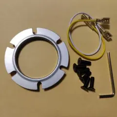 9mm厚】スピーカーバッフルのスペーサー検)ドーナツ状 汎用 リング MDF