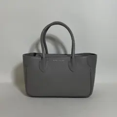 □未使用□ ADMJ ハンドバッグ レザー 水色 - メルカリ