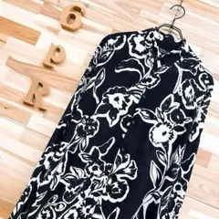 極美品 koibitomisaki ボタニカル ホワイト ワンピースチュニックL