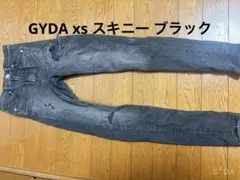 ★タイムセール★GYDA★スキニーデニム★サイドカット★ブラック★ギャル服★のサムネイル