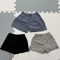 西松屋　ベイシア　ショートパンツ　95cm 3枚セット