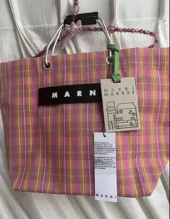 M*S様 お盆SALE☆MARNI MARKET チェック トートバッグ M*S様 お盆SALE☆MARNI MARKET チェック トートバッグ - メルカリ