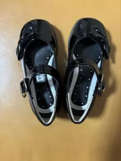 トップバリュ キッズフォーマルシューズブラック　16.0（中敷きで15.5cm）