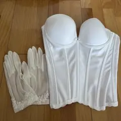 ウェディング　インナー　ブライダル　コルセット　E70