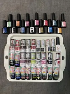 多色 ジェルネイル　42本セット