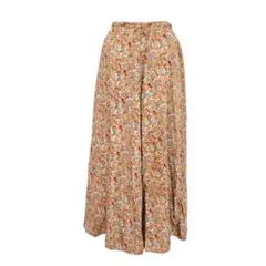 INGEBORG インゲボルグ 花柄ロングフレアスカート レーヨン