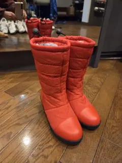 オレンジファー付きロングブーツ22.5cm