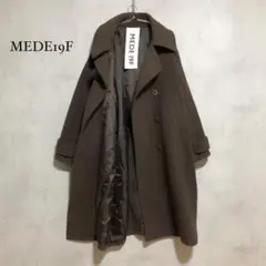 新品同様・試着のみ】MEDE19F オーバーチェックウールコート - メルカリ