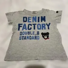 DOUBLE.B グレー Tシャツ 80