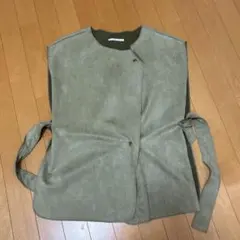 RETRO GIRL グリーンベスト