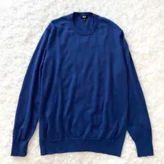 ユニクロ UNIQLO ウール100% クルーネック セーター XL ニット