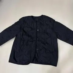 GU キルティングジャケット ブラック L